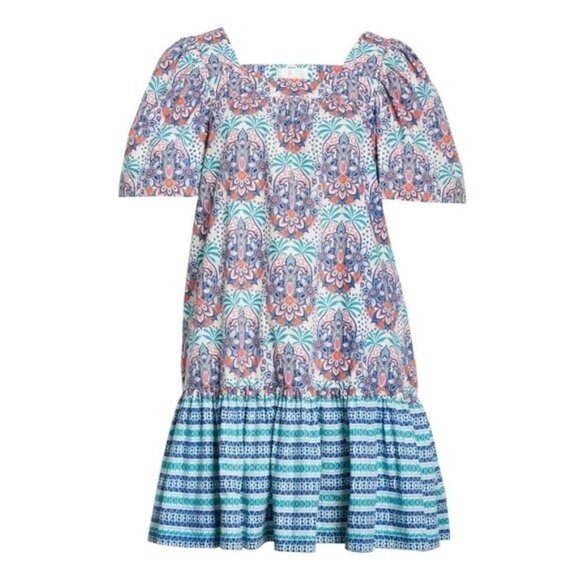 Cara Cara || Janie Dress in Palm Medallion Teal Small NWT - Picture 10 of 10